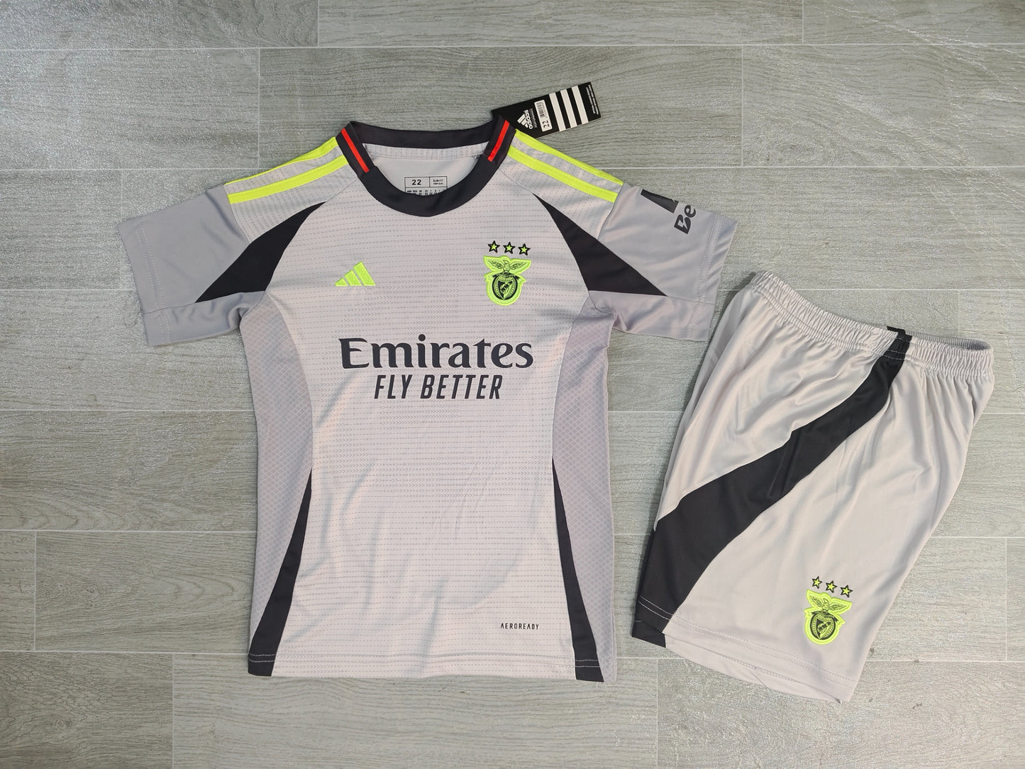 KIDS SL Benfica Away Kit (Jersey & Shorts Set)