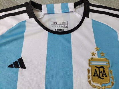 KIDS Argentina National Team 2024/25 Home Football Kit Set