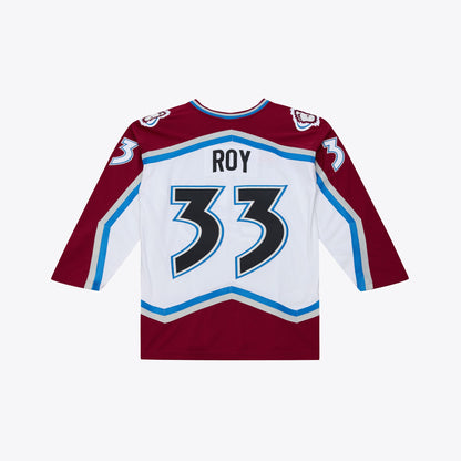 Patrick Roy Colorado Avalanche Mitchell &amp;amp; Ness 1995 Power Play Jersey - White