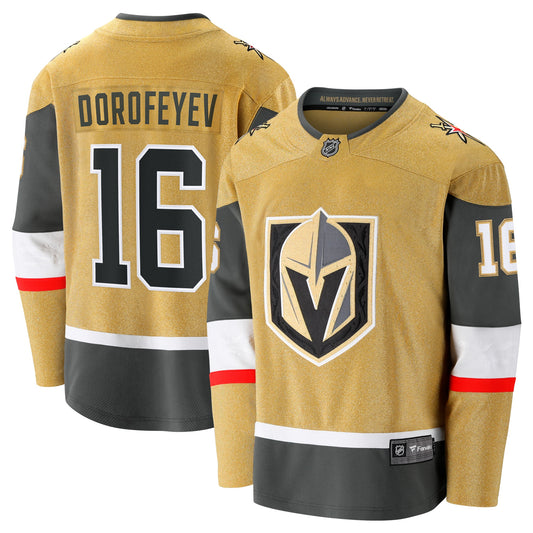 Pavel Dorofeyev Vegas Golden Knights Fanatics Premier Breakaway Player Jersey - Gold