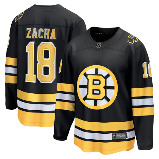 Pavel Zacha Boston Bruins Fanatics Home Breakaway Player Jersey - Black