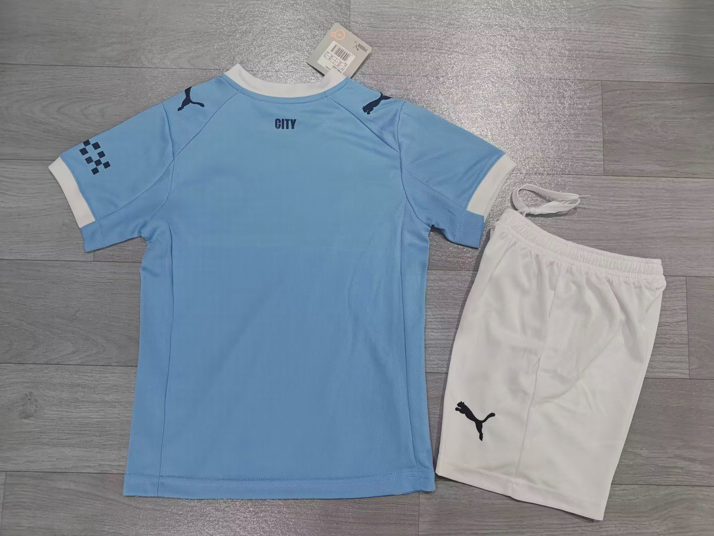 KIDS Manchester City FC Home Kit (Jersey & Shorts Set)