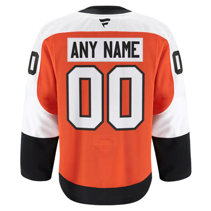 Philadelphia Flyers Fanatics Home Authentic Pro Custom Jersey - Orange