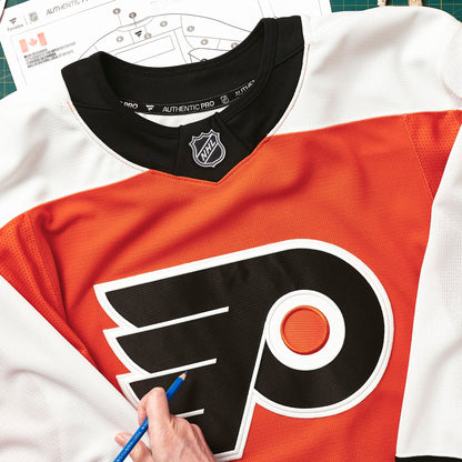Philadelphia Flyers Fanatics Home Authentic Pro Custom Jersey - Orange