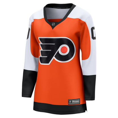 Philadelphia Flyers Fanatics Women's Home Premier Breakaway Custom Jersey - Burnt Orange