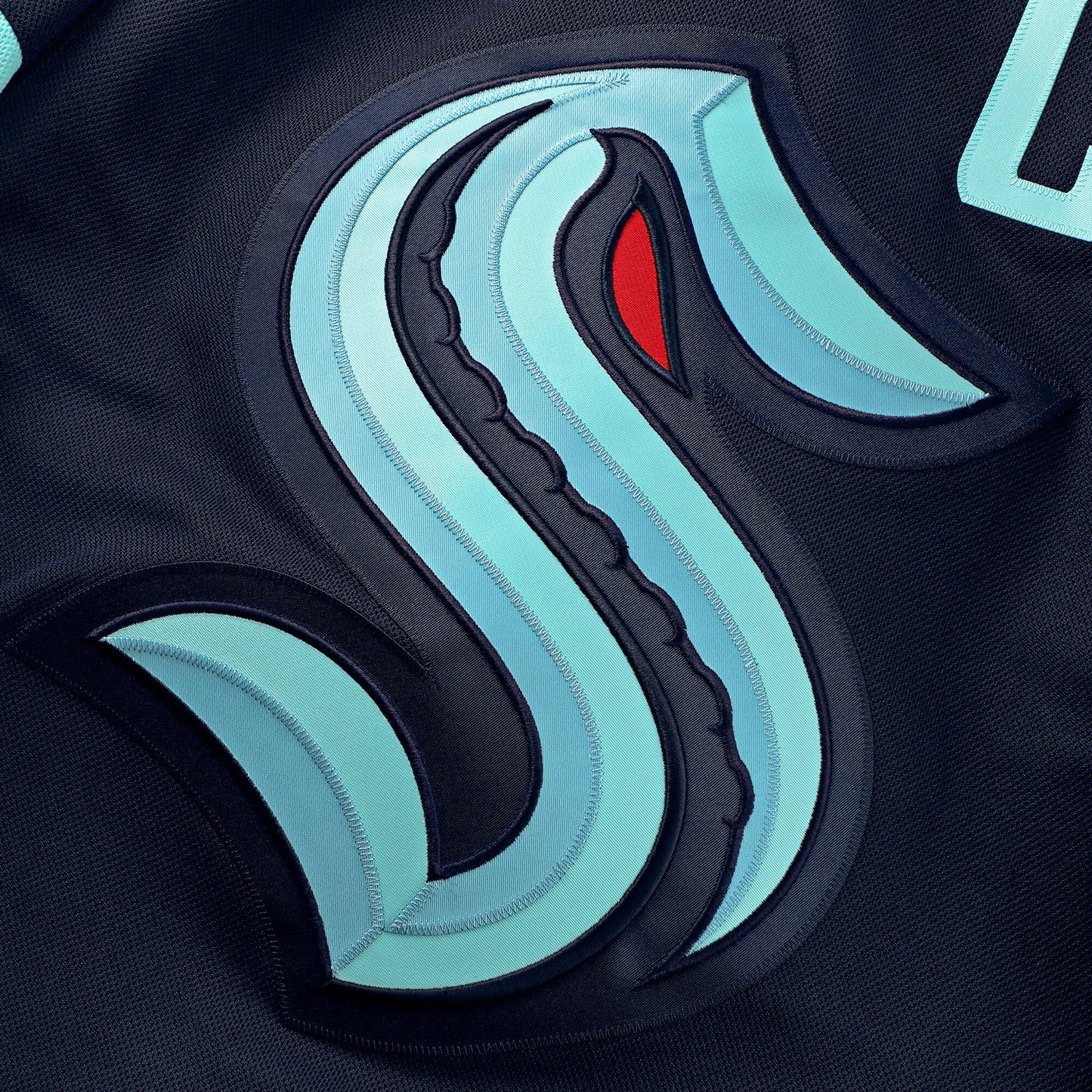 Philipp Grubauer Seattle Kraken Fanatics Home Premium Jersey - Deep Sea Blue