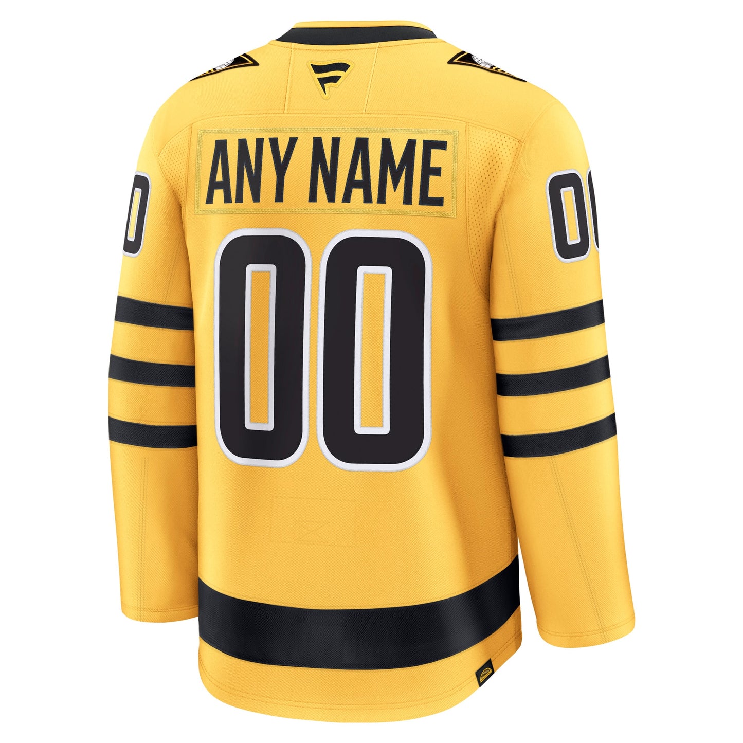 Pittsburgh Penguins Fanatics Alternate Premium Custom Jersey - Gold