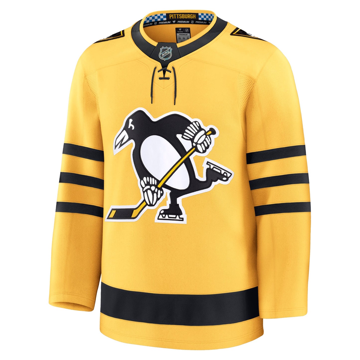 Pittsburgh Penguins Fanatics Alternate Premium Jersey - Gold
