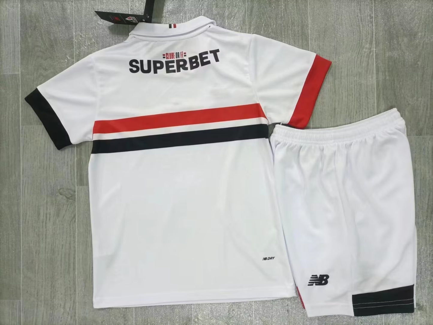 KIDS São Paulo FC 2024/25 Home Football Kit Set (Jersey + Shorts)