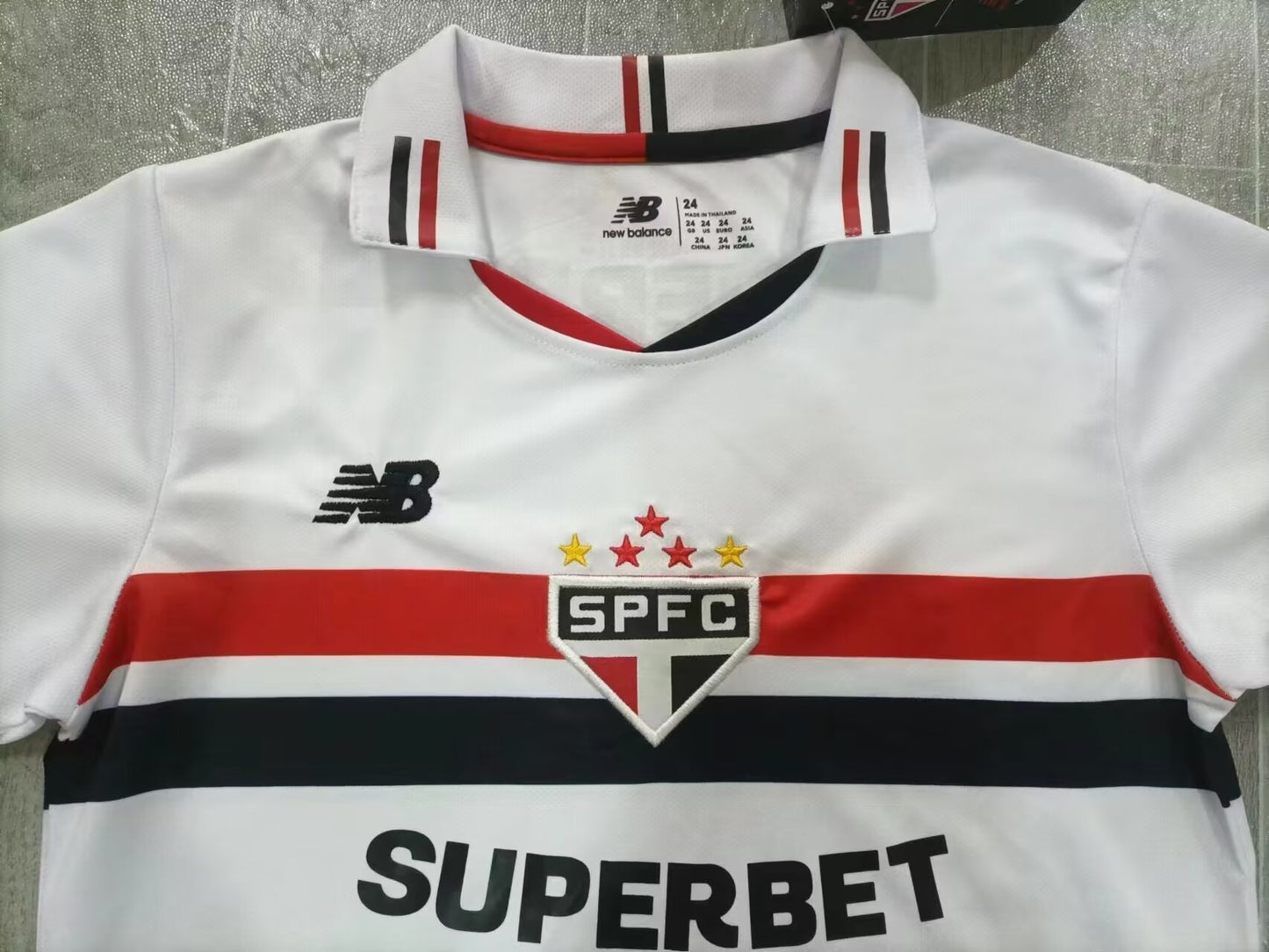 KIDS São Paulo FC 2024/25 Home Football Kit Set (Jersey + Shorts)