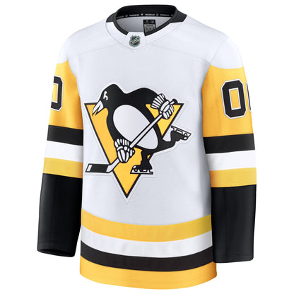 Pittsburgh Penguins Fanatics Away Premium Custom Jersey - White
