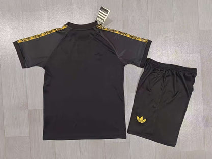 KIDS Mexico National Team Black & Gold Lifestyle Kit (Jersey & Shorts Set)