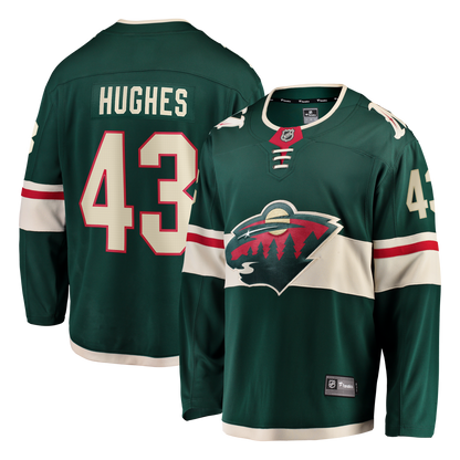 Quinn Hughes Minnesota Wild Fanatics Home Breakaway Jersey - Green