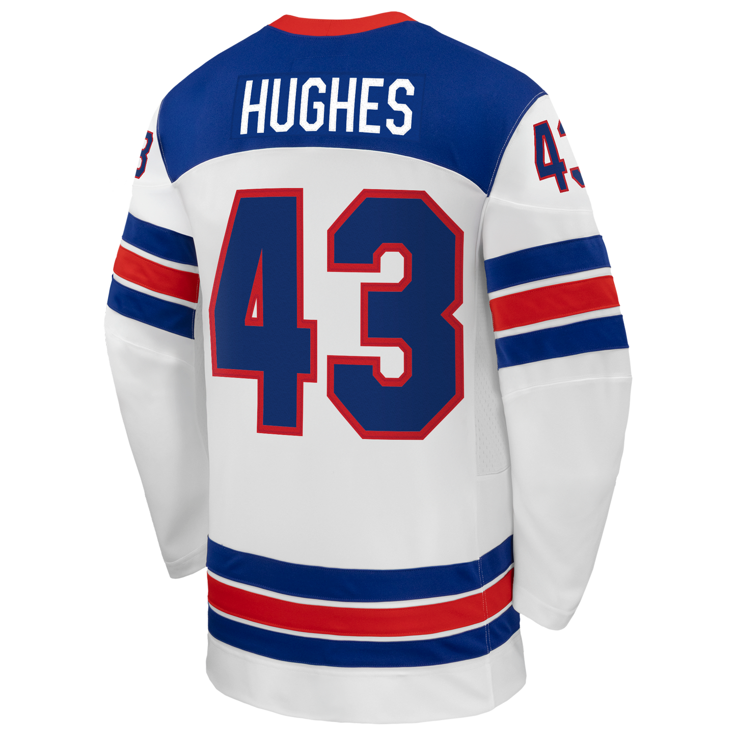 Quinn Hughes Nike US Hockey 2026 Away Replica Jersey - White