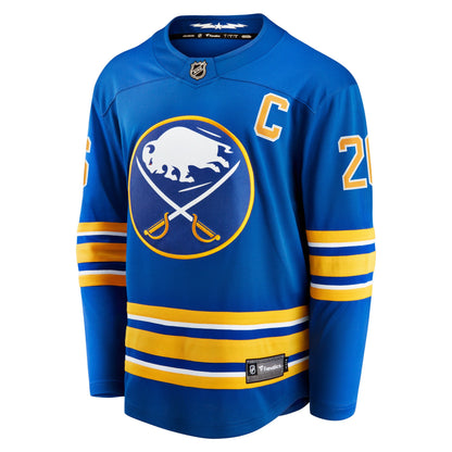 Rasmus Dahlin Buffalo Sabres Fanatics Home Captain Patch Breakaway Jersey - Royal