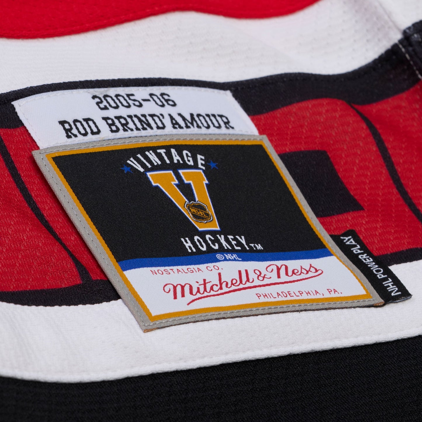 Rod Brind'Amour Carolina Hurricanes Mitchell &amp;amp; Ness 2005/06 Power Play Jersey - White