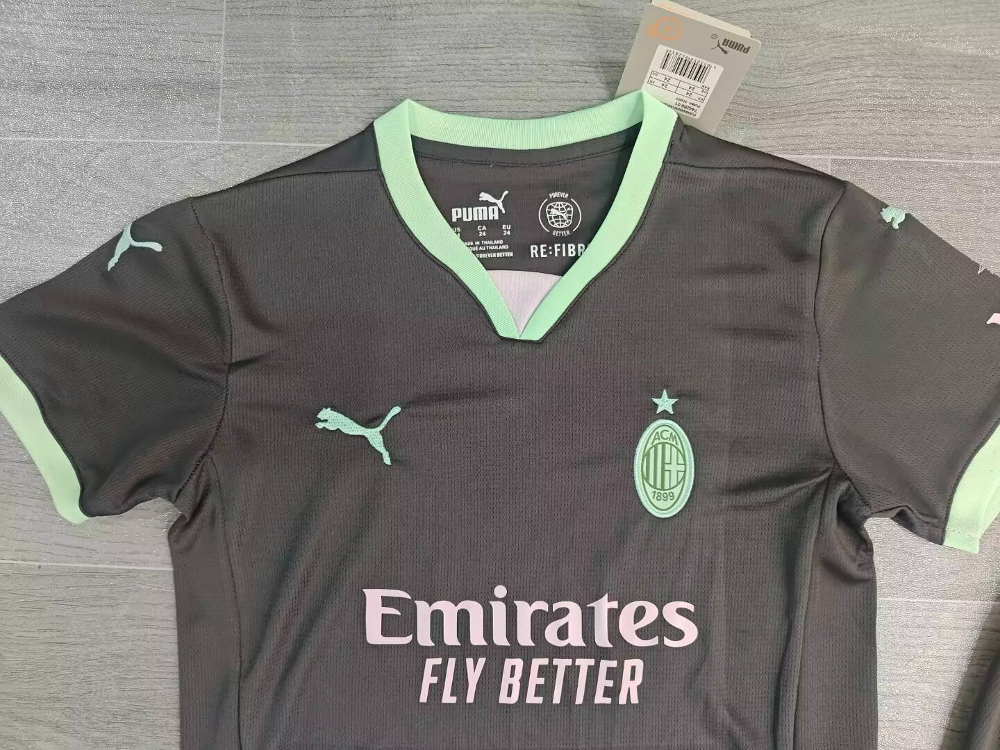KIDS AC Milan Third Kit (Jersey & Shorts Set)