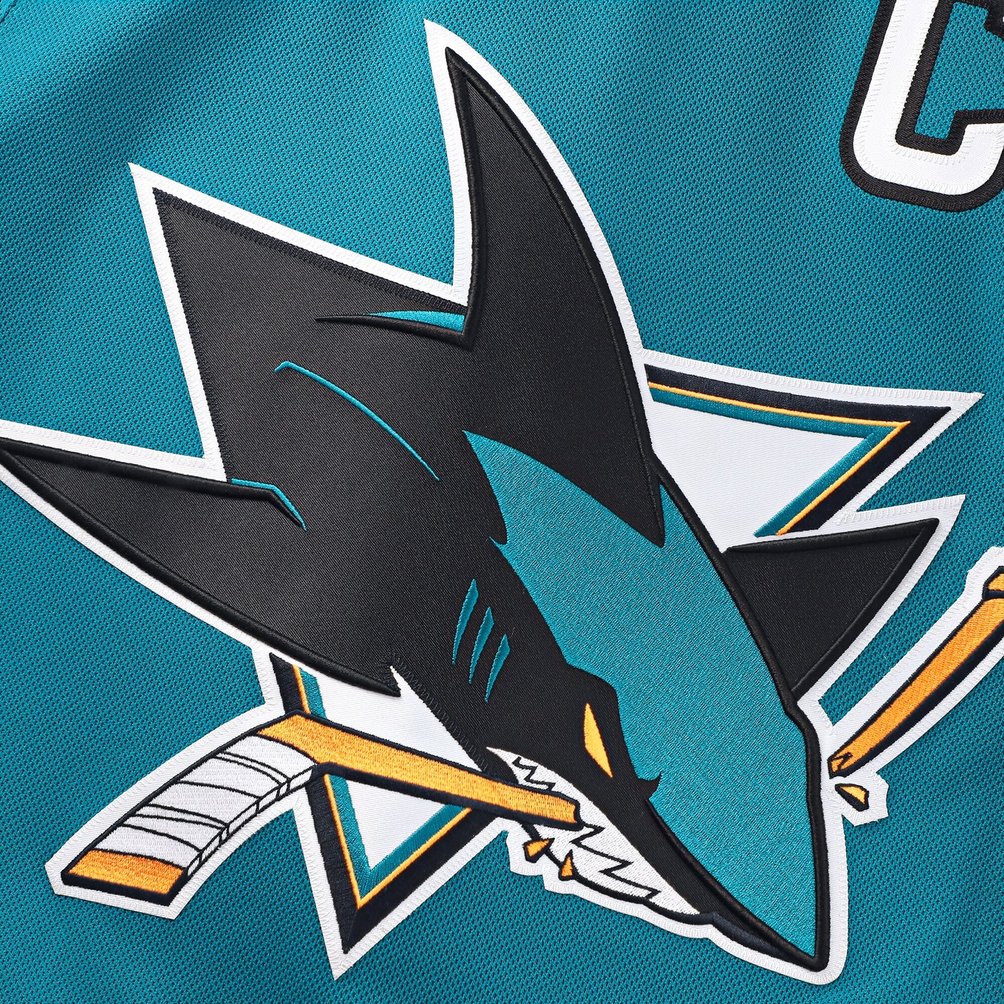 San Jose Sharks Fanatics Home Premium Custom Jersey - Teal