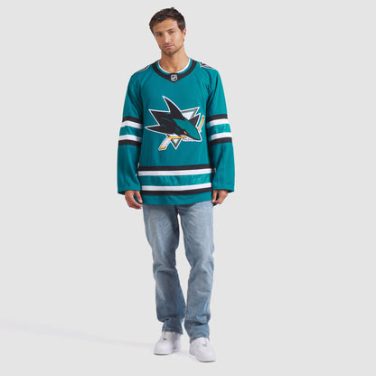 San Jose Sharks Fanatics Home Premium Jersey - Teal