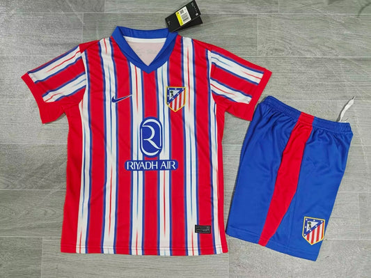 KIDS Atletico Madrid Home Kit (Jersey & Shorts Set)