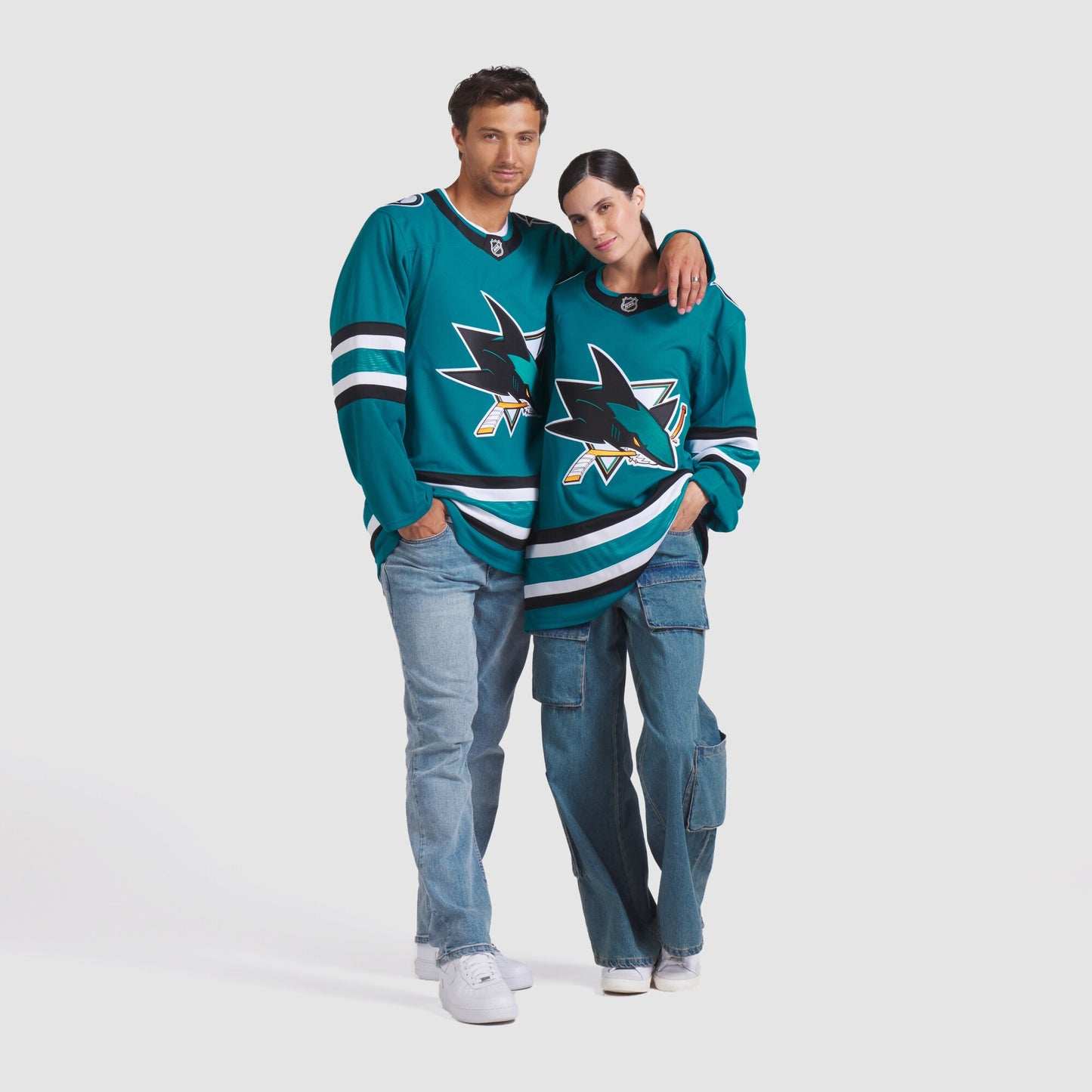 San Jose Sharks Fanatics Home Premium Jersey - Teal
