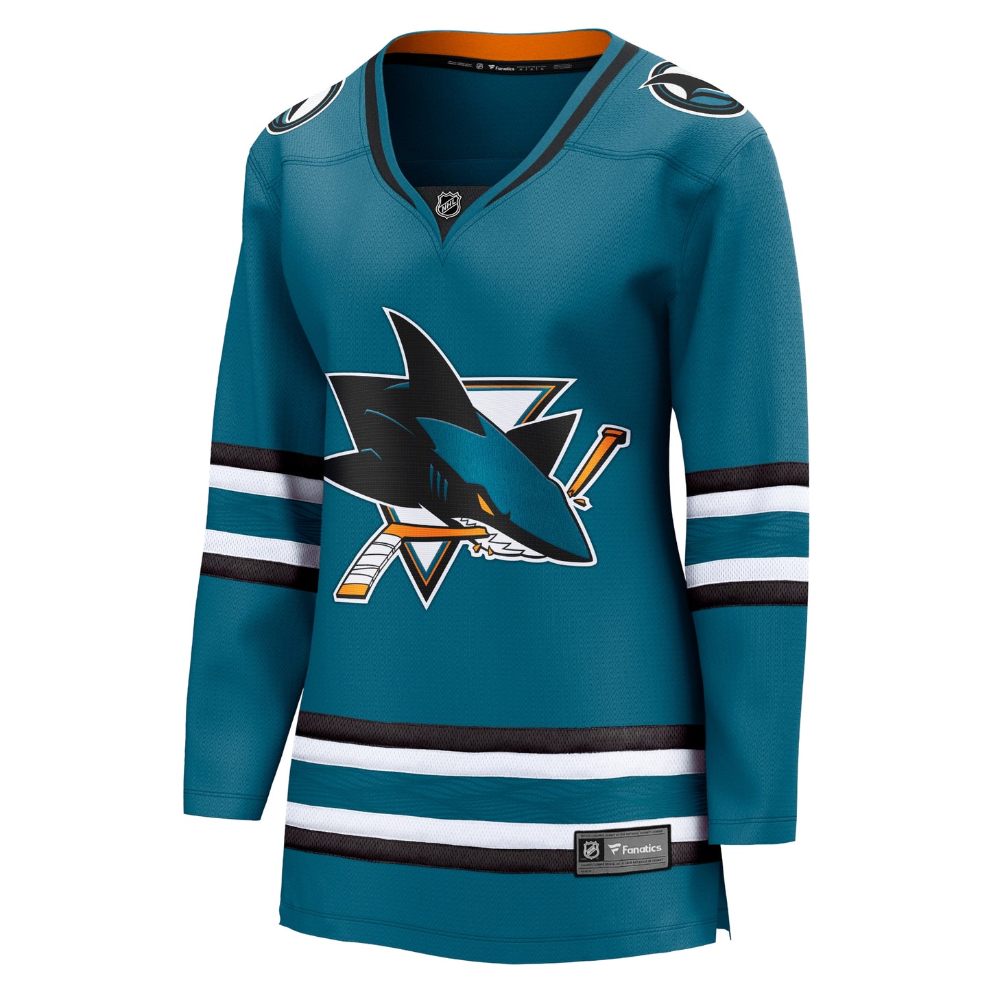 San Jose Sharks Fanatics Women's Home Breakaway Jersey - Teal