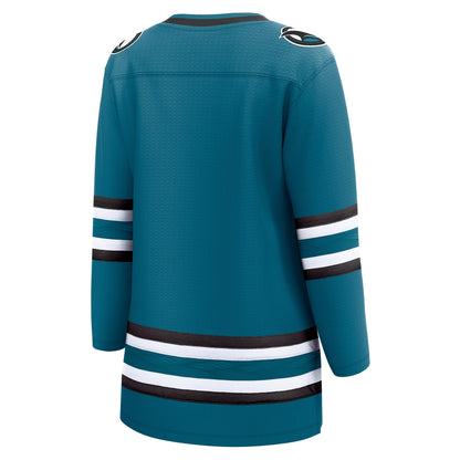 San Jose Sharks Fanatics Women's Home Breakaway Jersey - Teal