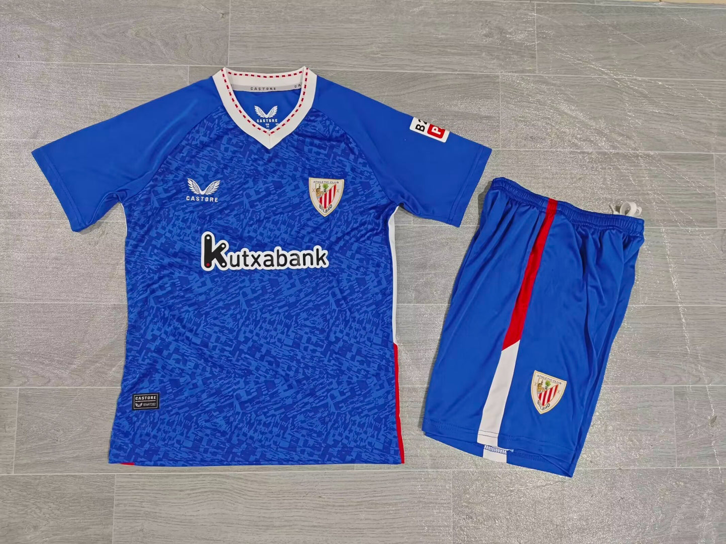 KIDS Castore Athletic Club Bilbao 2024/25 Away Replica Kit (Kids' Set: Jersey + Shorts)