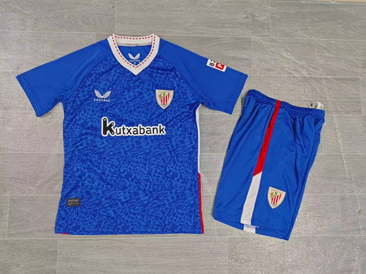 KIDS Castore Athletic Club Bilbao 2024/25 Away Replica Kit (Kids' Set: Jersey + Shorts)