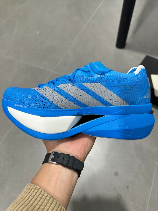 Adidas ADIZERO ADIOS PRO 4 (Blue / Silver colorway)