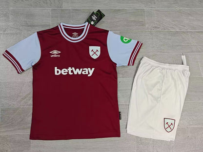 West Ham United Home Kit (Jersey & Shorts Set)