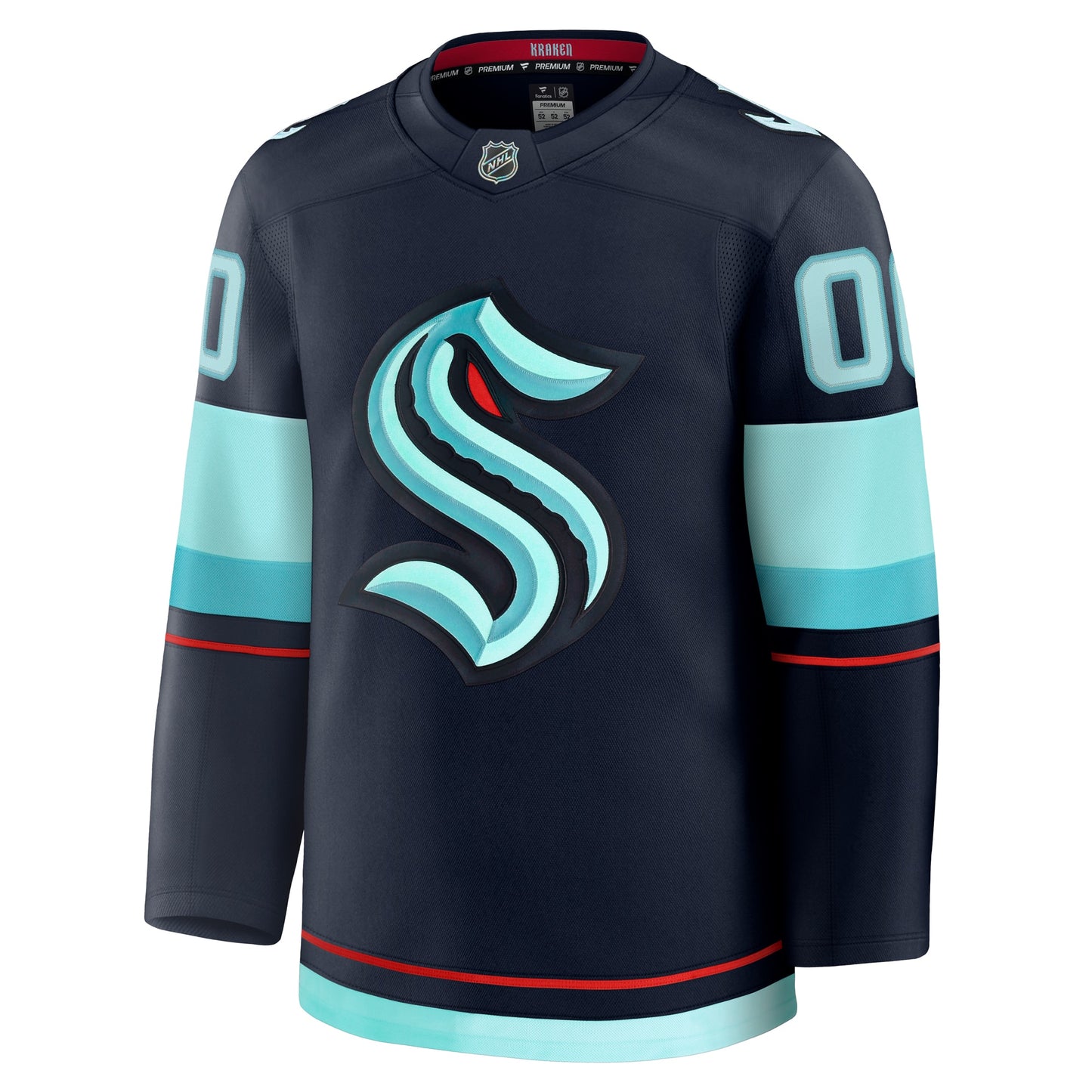 Seattle Kraken Fanatics Home Premium Custom Jersey - Deep Sea Blue
