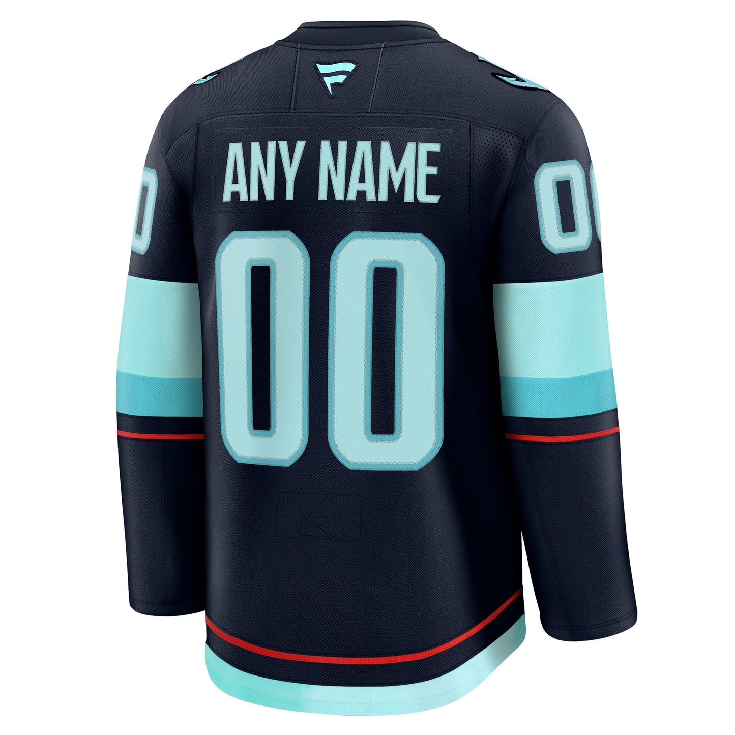 Seattle Kraken Fanatics Home Premium Custom Jersey - Deep Sea Blue