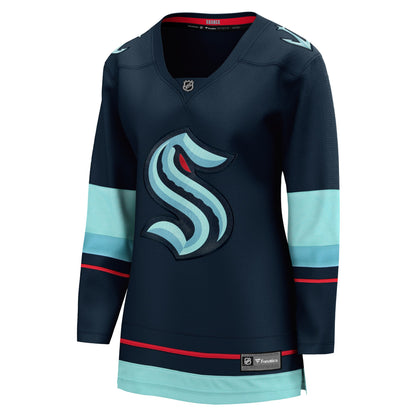 Seattle Kraken Fanatics Women's Home Breakaway Jersey - Navy