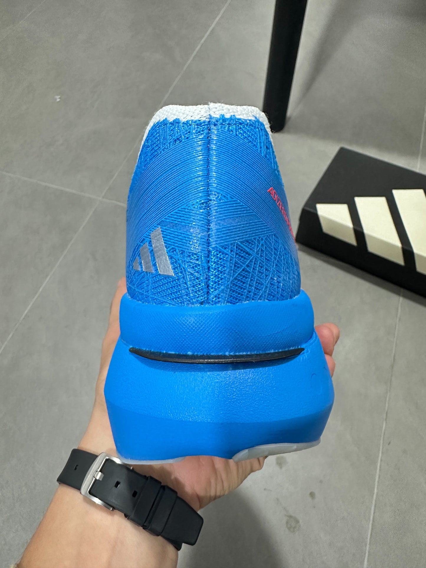 Adidas ADIZERO ADIOS PRO 4 (Blue / Silver colorway)