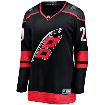 Sebastian Aho Carolina Hurricanes Fanatics Women's Home Breakaway Player Jersey - Black