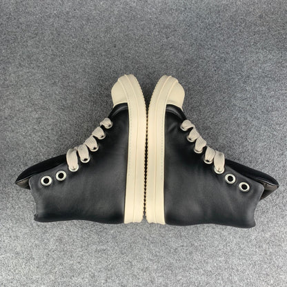 Rick Owens Luxor Jumbo Lace Padded Sneaker 'Black Milk