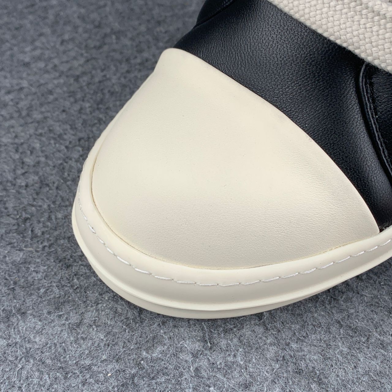 Rick Owens Luxor Jumbo Lace Padded Sneaker 'Black Milk