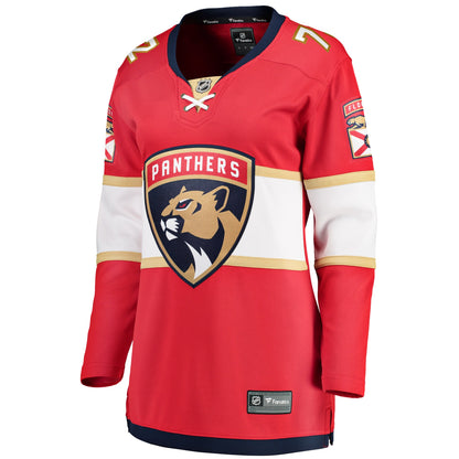 Sergei Bobrovsky Florida Panthers Fanatics Women's Home Breakaway Jersey - Red