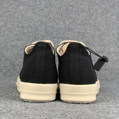 Rick Owens DRKSHDW Fogachine Cotton Megalace Low 'Black Milk'
