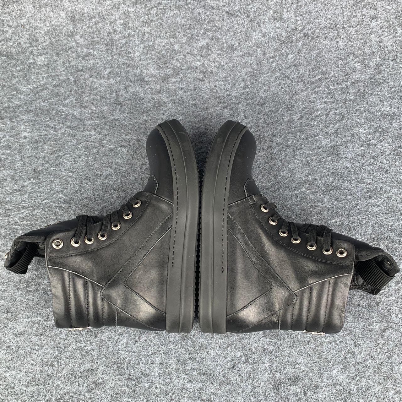 Chrome Hearts x Rick Owens Geobasket High 'Black