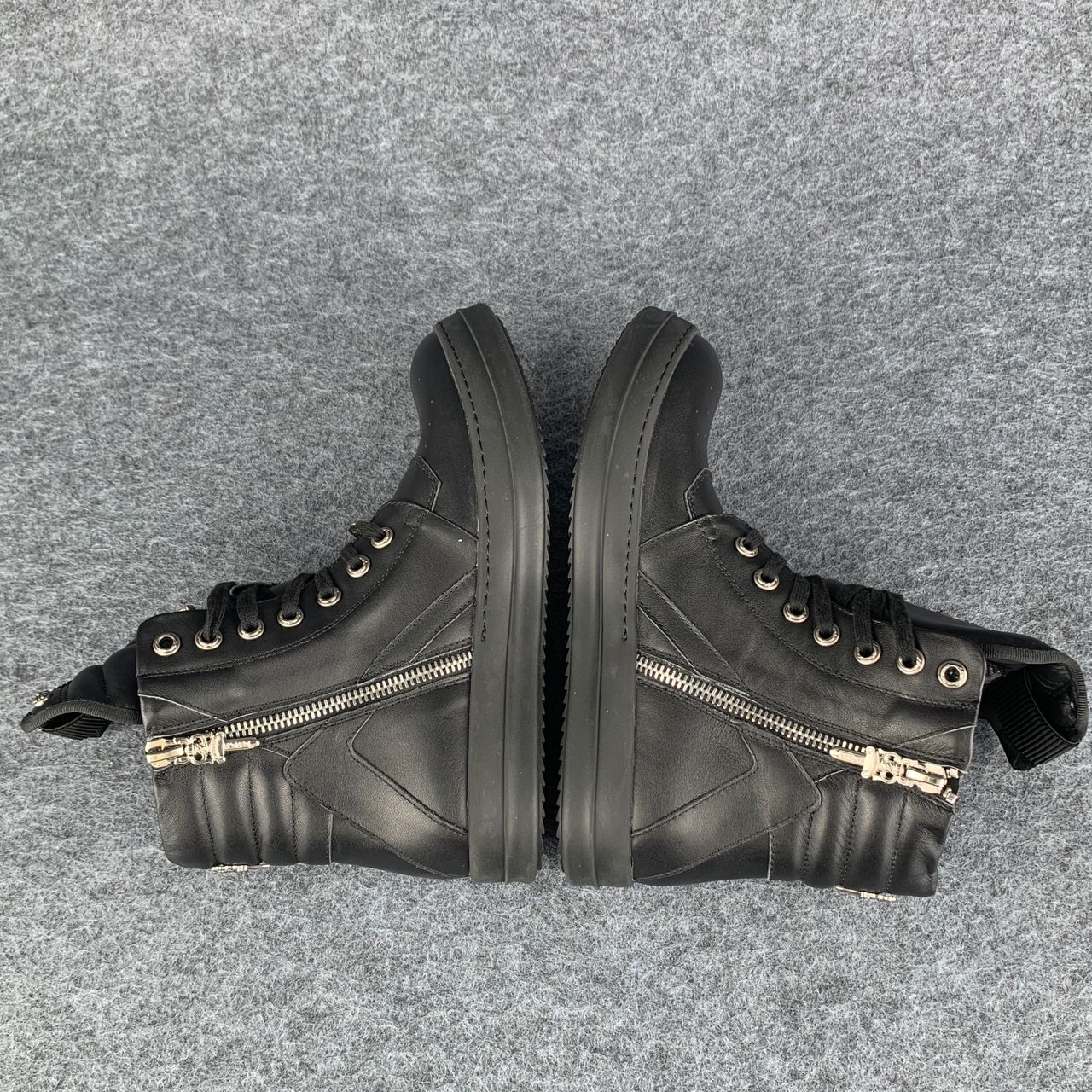 Chrome Hearts x Rick Owens Geobasket High 'Black