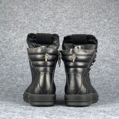 Chrome Hearts x Rick Owens Geobasket High 'Black