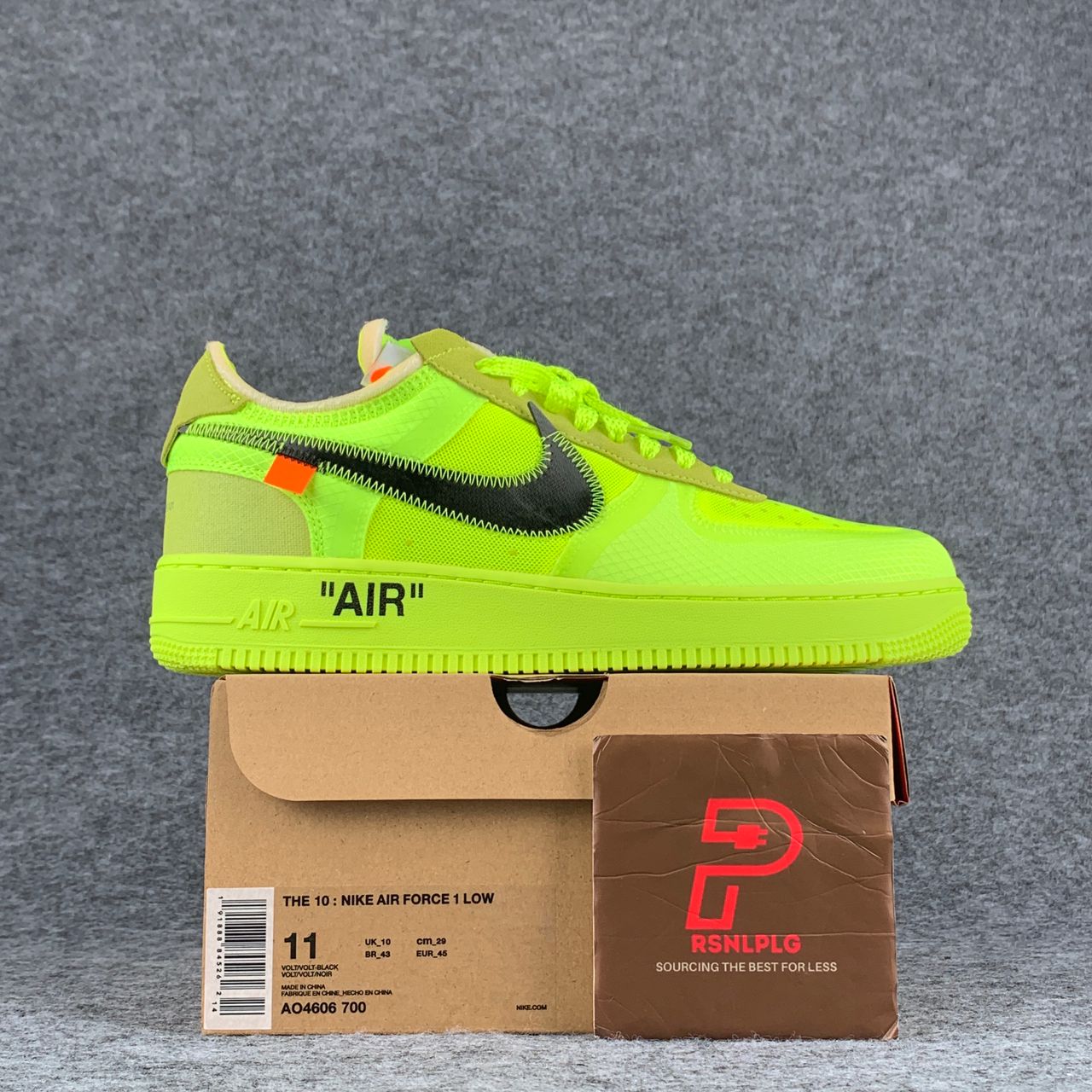 Off-White x Air Force 1 Low 'Volt'