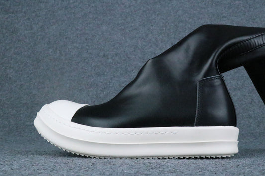 Rick Owens Wmns DRKSHDW Abstract Stockings Boot 'Black Milk'