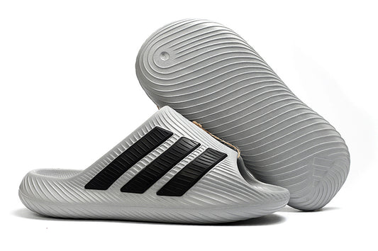 Adidas Purechill Grey Black Open-Toe Recovery Slides IF6766