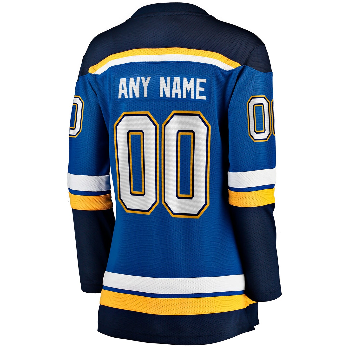 St. Louis Blues Fanatics Women's Home Breakaway Custom Jersey - Blue