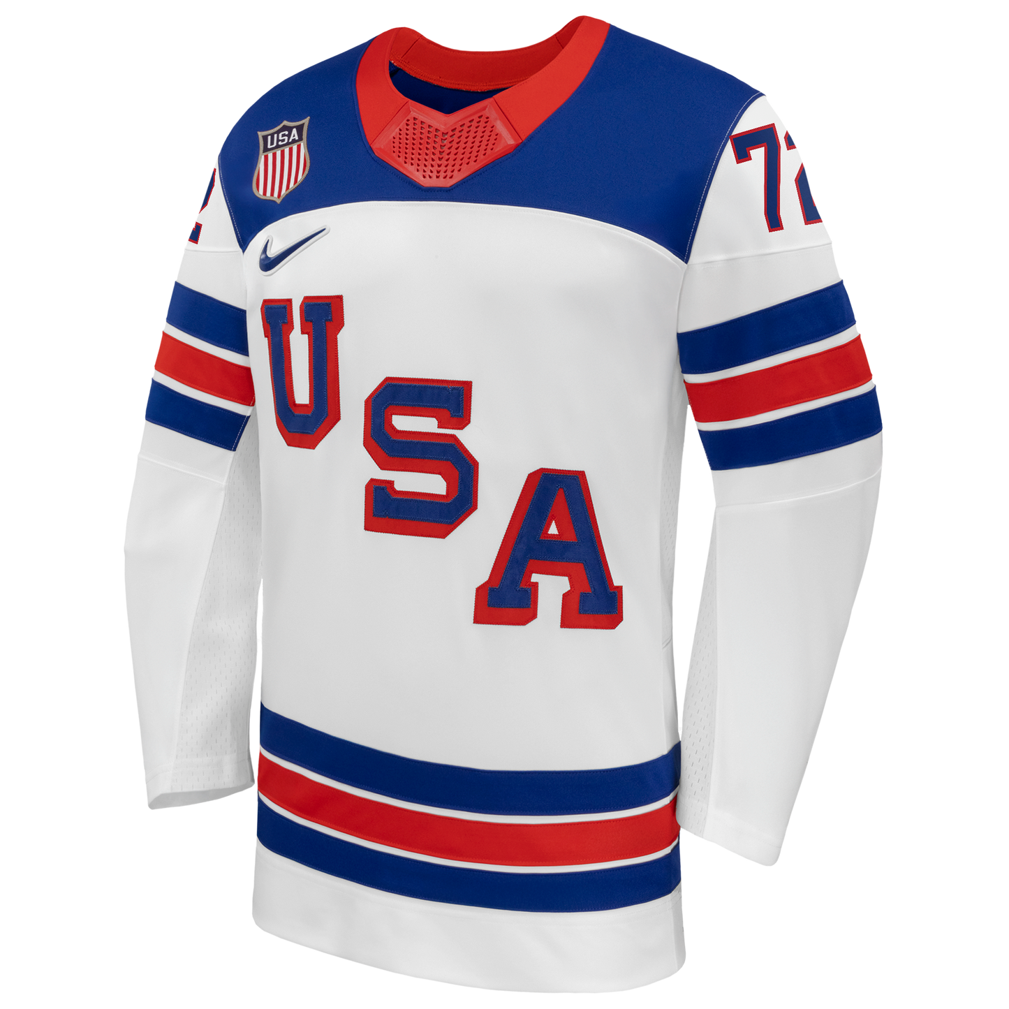 Tage Thompson US Hockey Nike 2026 Away Replica Jersey - White