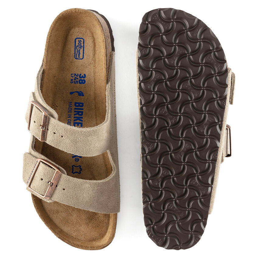 951303 Birki Arizona Taupe Narrow Suede SFB