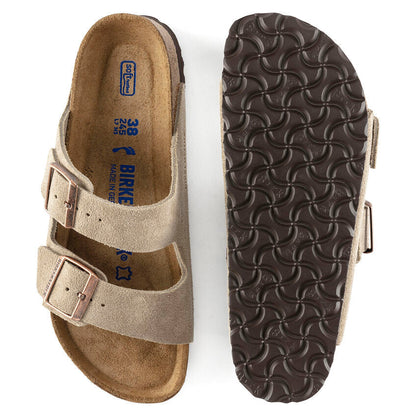 951303 Birki Arizona Taupe Narrow Suede SFB